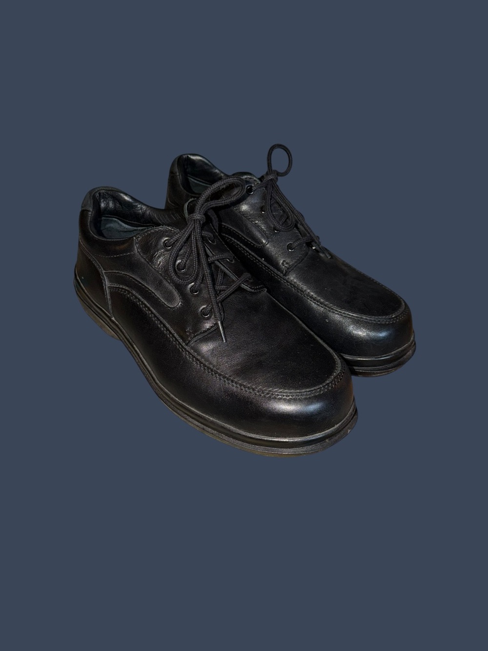 Red Wing Black Leather Safety Toe Oxford Mens Size 10.5 Utility Work Heritage
